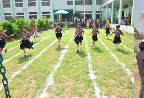 Athletic Sprint Race
